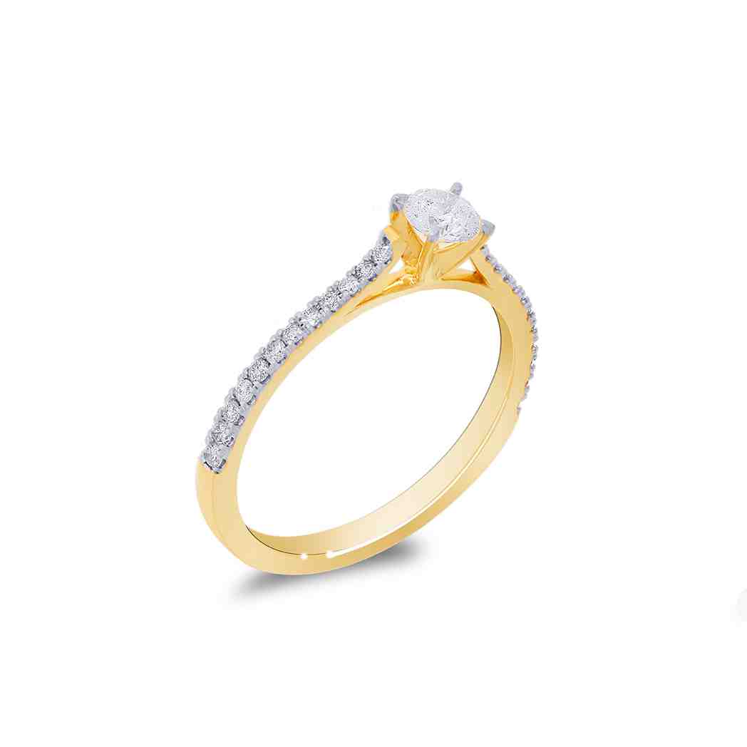 Round Brilliant Cut Diamond Engagement Ring LR11623A